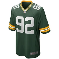 Men's Nike Reggie White Green Bay Packers Game Retired Player Jersey