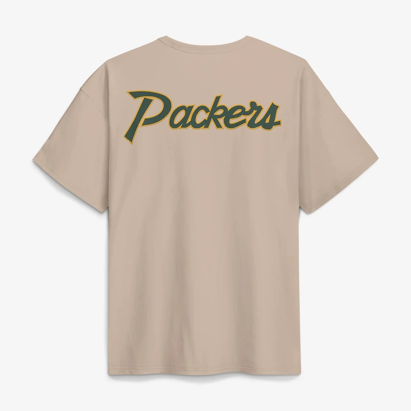 Men's Nike Sand Green Bay Packers Rewind Max90 T-Shirt