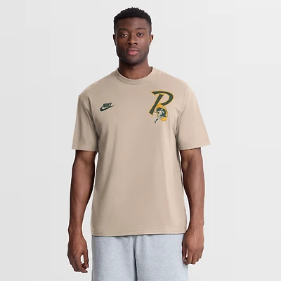 Men's Nike Sand Green Bay Packers Rewind Max90 T-Shirt