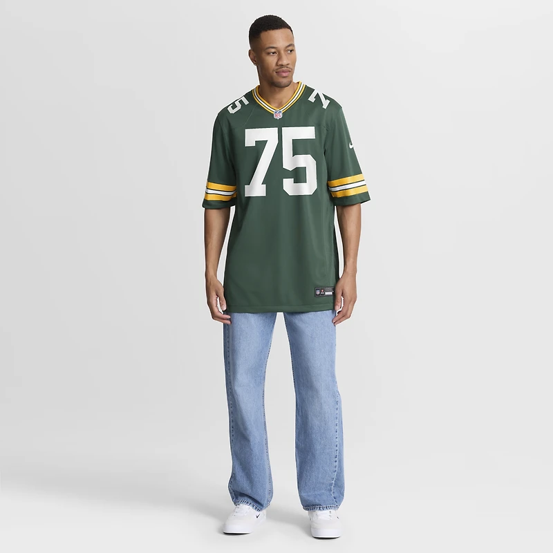 Men's Nike Sean Rhyan Green Bay Packers Game Player Jersey