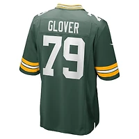 Maillot de match Nike Travis Glover Green Bay Packers pour homme