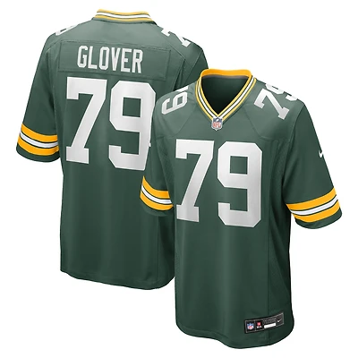 Men's Nike Travis Glover  Green Bay Packers Game Jersey