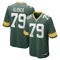 Maillot de match Nike Travis Glover Green Bay Packers pour homme