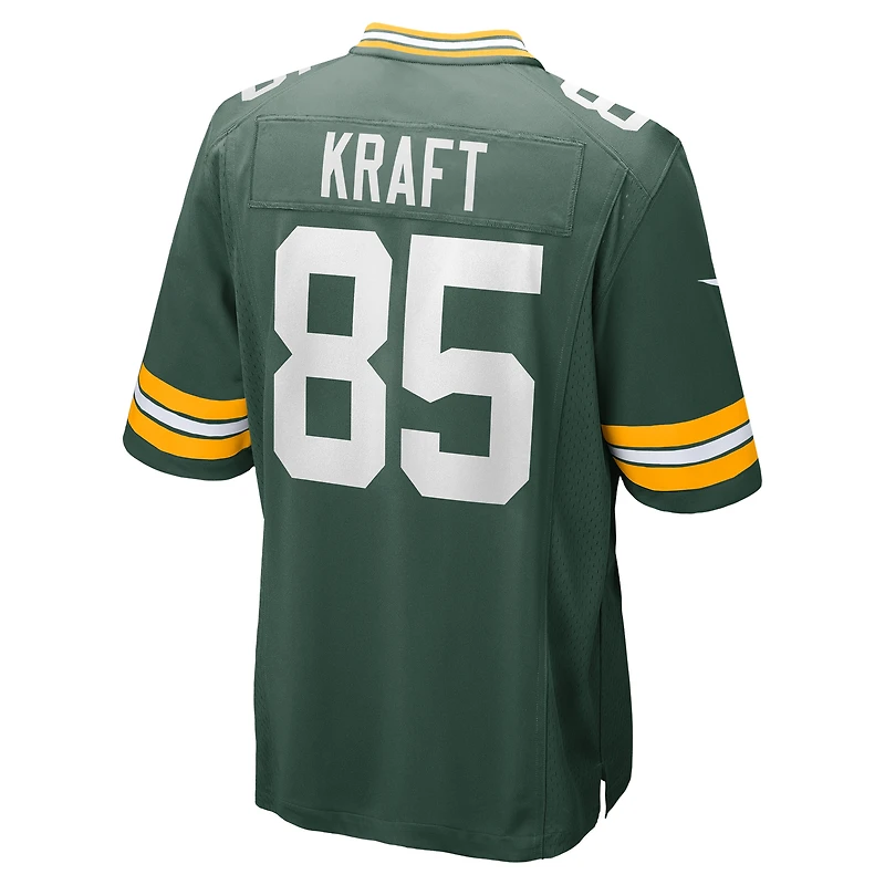 Maillot de match Nike Tucker Kraft Green Bay Packers pour homme