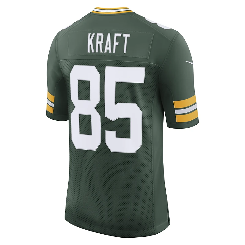Maillot Nike Tucker Kraft vert Green Bay Packers Vapor Untouchable Stitched Limited pour homme