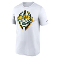 Men's Nike White Green Bay Packers Legend Icon Performance T-Shirt