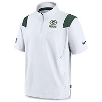Haut à enfiler Chevron Lockup Nike Green Bay Packers Sideline Coaches pour homme - Blanc