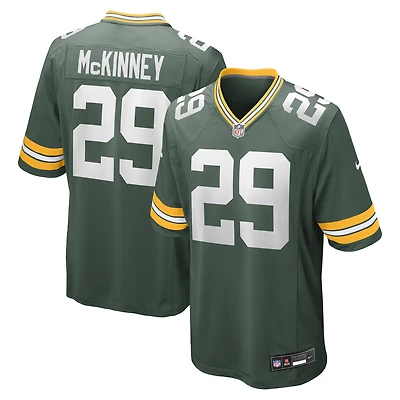 Men's Nike Xavier McKinney Green Bay Packers Team Game Jersey