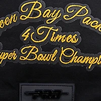 T-shirt hybride Pro Standard pour hommes, noir, Green Bay Packers