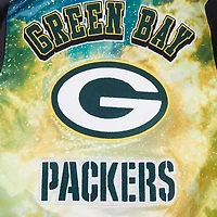 Veste Pro Standard noire en satin sublimé pour homme des Packers de Green Bay