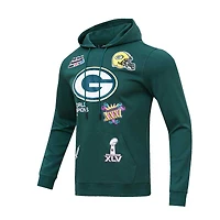 Sweat à capuche Pro Standard Green Bay Packers 4x Super Bowl Champions pour hommes