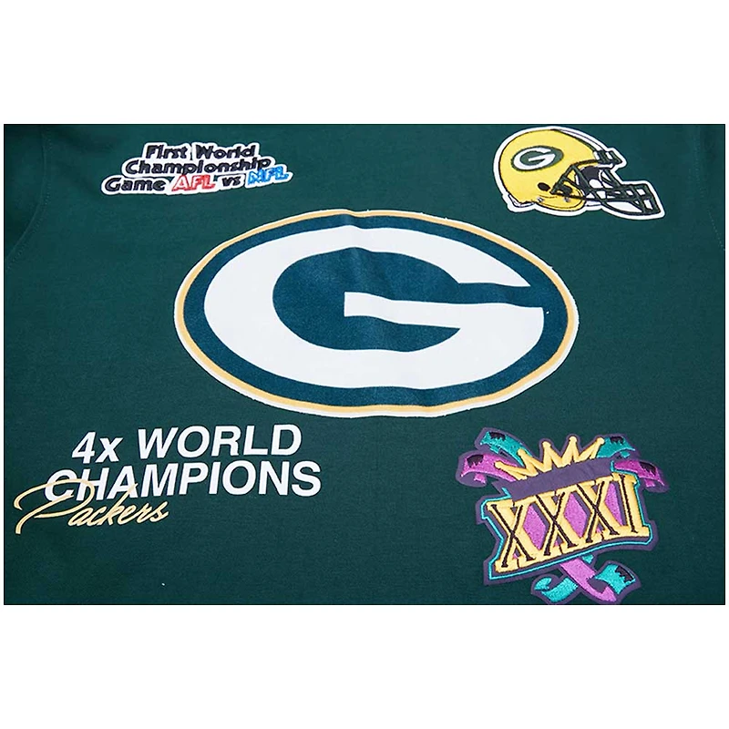 Sweat à capuche Pro Standard Green Bay Packers 4x Super Bowl Champions pour hommes