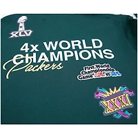 Sweat à capuche Pro Standard Green Bay Packers 4x Super Bowl Champions pour hommes