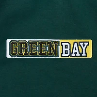 Men's Pro Standard  Green Bay Packers Split Logo Double Knit Full-Zip Hoodie
