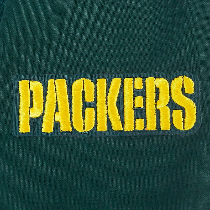 Men's Pro Standard  Green Bay Packers Split Logo Double Knit Full-Zip Hoodie