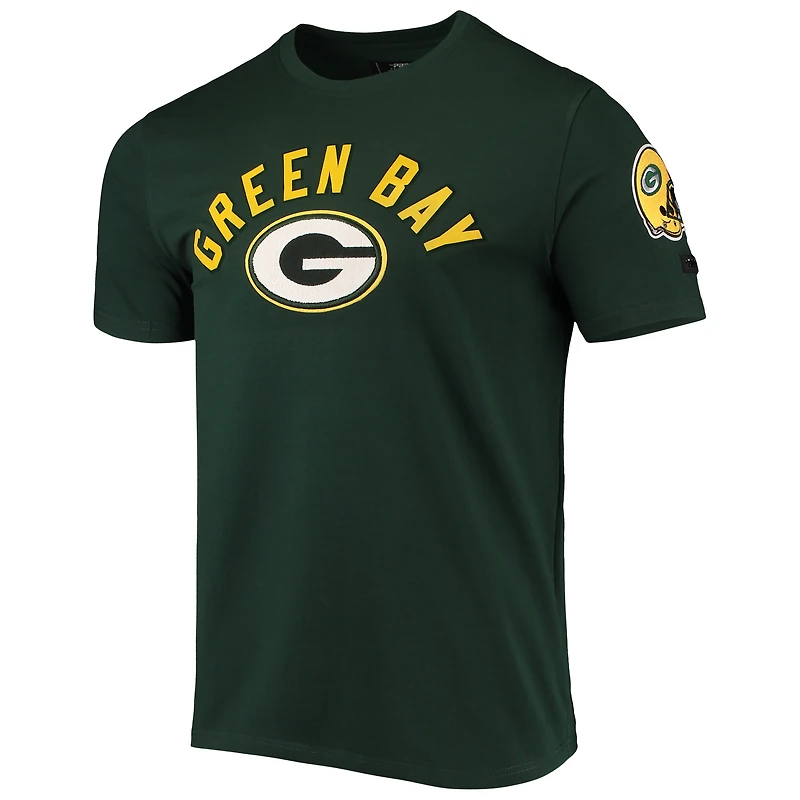 Men's Pro Standard Green Bay Packers Team Classic Bristle Slim-Fit T-Shirt