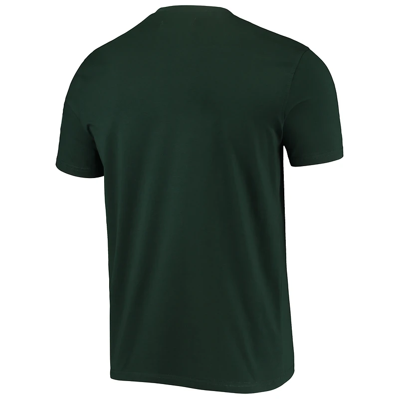 Men's Pro Standard Green Bay Packers Team Classic Bristle Slim-Fit T-Shirt