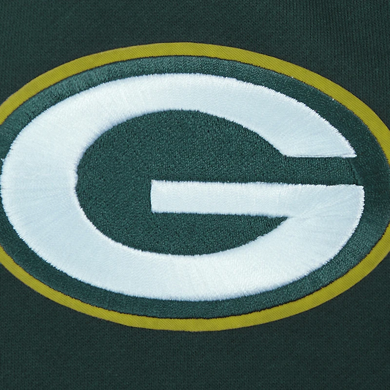 Men's Pro Standard Green Bay Packers Turn It Up Drop Shoulder Pullover Sweatshirt