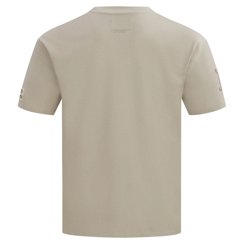 Men's Pro Standard Tan Green Bay Packers Drop Shoulder T-Shirt