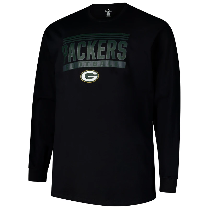 T-shirt à manches longues pour homme avec logo Pop Big & Tall des Green Bay Packers