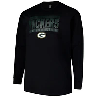 T-shirt à manches longues pour homme avec logo Pop Big & Tall des Green Bay Packers