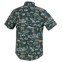 Chemise boutonnée Kekai Performance pour homme, verte, Reyn Spooner, des Green Bay Packers
