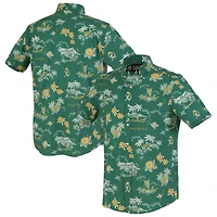 Chemise boutonnée rétro Kekai Performance pour homme, modèle Reyn Spooner Green des Bay Packers