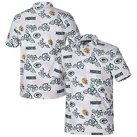Polo Performance Reyn Spooner blanc pour homme des Packers de Green Bay