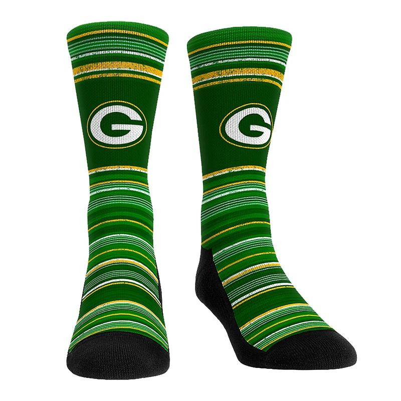 Men's Rock Em Socks Green Bay Packers Primary Crew & Boxer Briefs Combo Pack