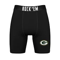 Men's Rock Em Socks Green Bay Packers Primary Crew & Boxer Briefs Combo Pack