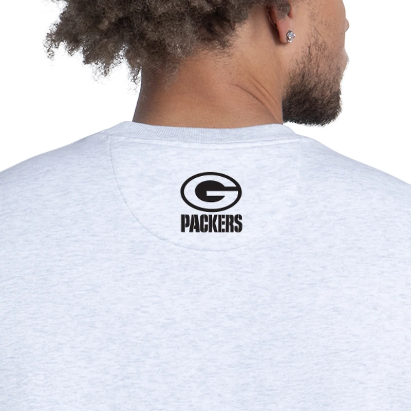 Sweat-shirt polaire Starter Ash Green Bay Packers Faceoff pour homme