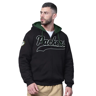 Sweat à capuche zippé double Big Shot des Green Bay Packers pour homme