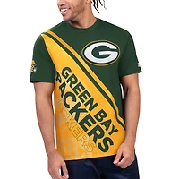T-shirt Starter Green/Gold pour hommes, Green Bay Packers Finish Line