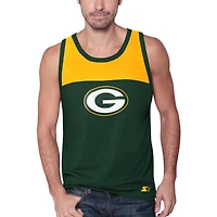 Men's Starter Green/Gold Green Bay Packers Touchdown Fashion - Tank Top