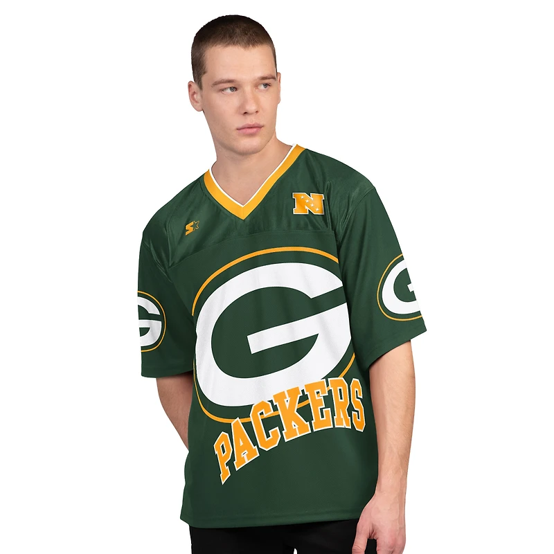 Men's Starter Green/White Green Bay Packers Short Sleeve & Long T-Shirt Combo Pack