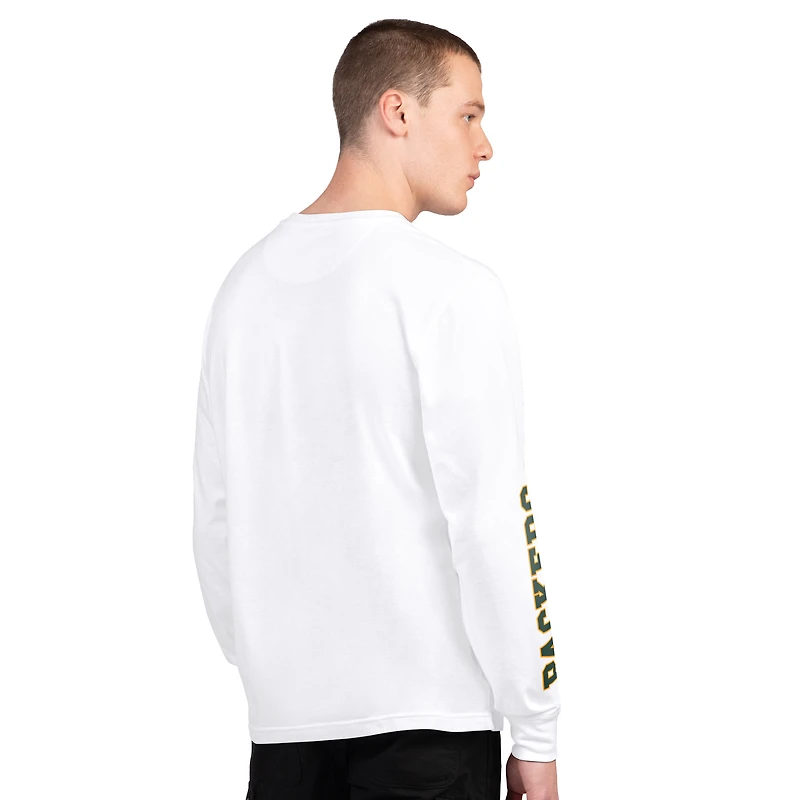 Men's Starter Green/White Green Bay Packers Short Sleeve & Long T-Shirt Combo Pack