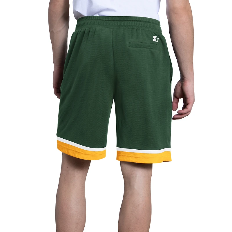 Men's Starter Green Bay Packers Power Play Mesh Shorts