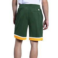Men's Starter  Green Bay Packers Power Play Mesh Shorts