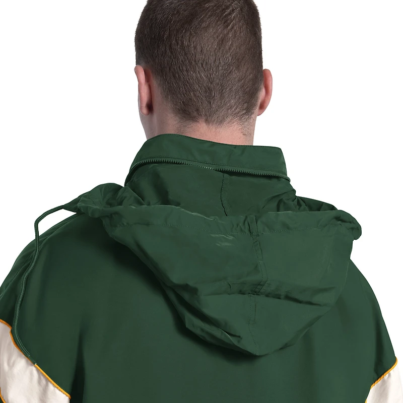 Men's Starter Green Bay Packers The Gust Full-Zip Hooded Jacket