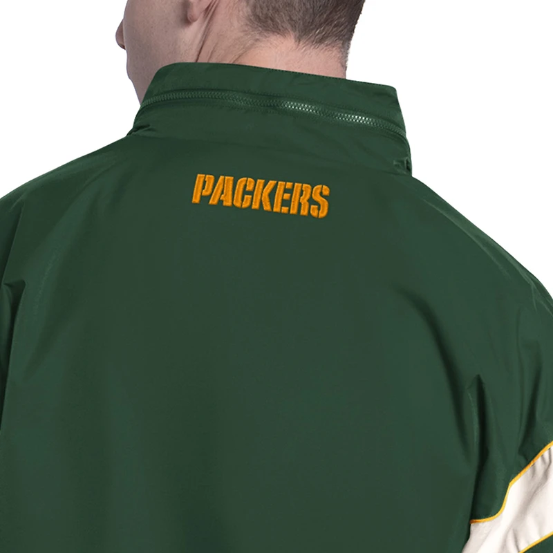 Men's Starter Green Bay Packers The Gust Full-Zip Hooded Jacket