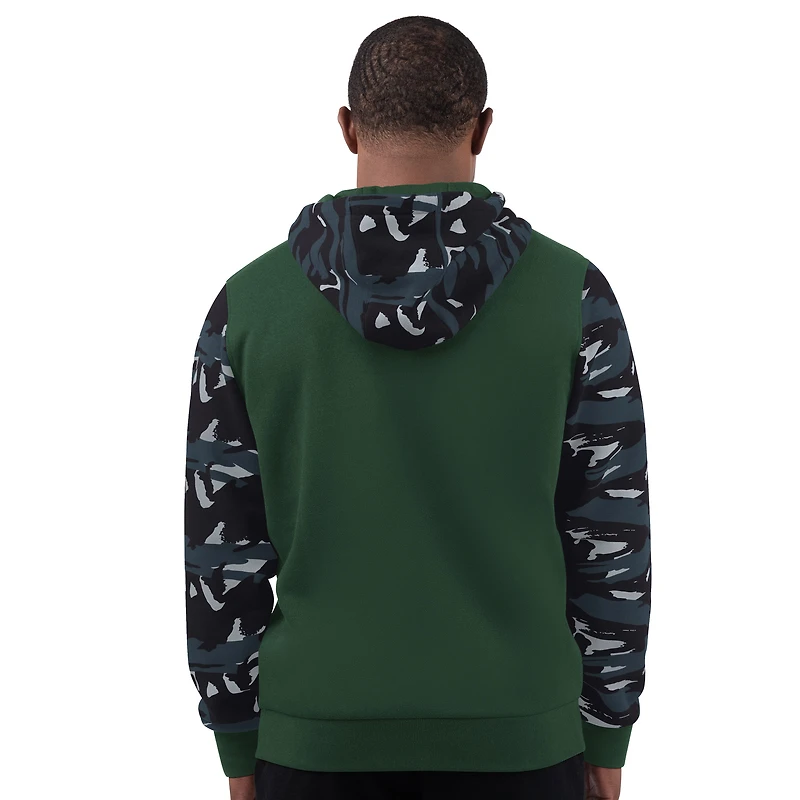 Sweat à capuche zippé pour homme Starter Green Bay Packers Thursday Night Gridiron