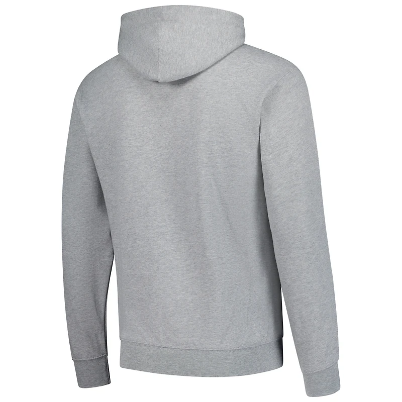 Men's Starter Heather Gray Green Bay Packers Vintage Pullover Hoodie