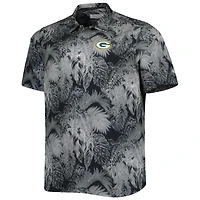 Chemise boutonnée Tommy Bahama pour homme Green Bay Packers Big & Tall Coast Luminescent Fronds Camp IslandZone