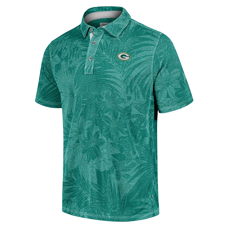 Polo Tommy Bahama vert pour homme, grande taille, Santiago Paradise, Packers de Green Bay