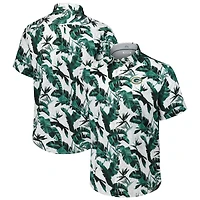 Men's Tommy Bahama Green Bay Packers Sunnyvale Blooms Camp Button-Up Shirt