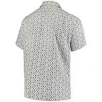 Men's Tommy Bahama White Green Bay Packers Baja Mar Throwback Woven Button-Up Shirt