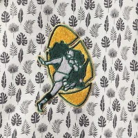 Men's Tommy Bahama White Green Bay Packers Baja Mar Throwback Woven Button-Up Shirt