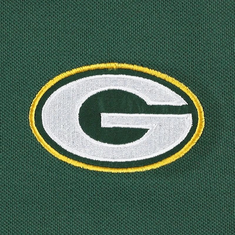 Men's Tommy Hilfiger Gold/Green Green Bay Packers Color Block Polo