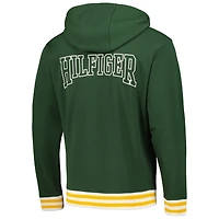 Sweat à capuche quart de zip Tommy Hilfiger Green Bay Packers Aaron pour hommes