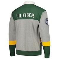 Men's Tommy Hilfiger Green Bay Packers Connor Oversized Rugby Long Sleeve Polo